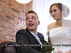 Braut, Paar, Tschechisch, Europäisch, Hardcore, Lingerie, Ehefrau