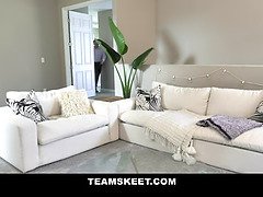 Nicole Sage's round ass spanked and fucked on casting couch