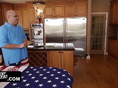 Small insatiable teen sister-in-law kirsten lee fucked during 4th of july festivity
