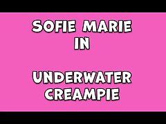 Sofie Marie underwater cum inside