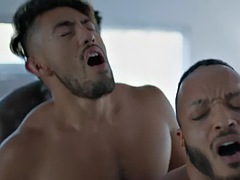 Anal, Sort, Pik sutte, Sort, Homoseksuel, Hårdt, Imellem racer, Trekant