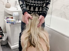 Hidden cum caught my wife giving head plumber's dick.