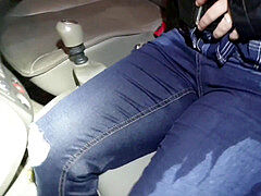 Jeans wetting, pissing, jeans piss