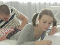 Anal, Røv, Pik sutte, Brunette, Exam, Teenager