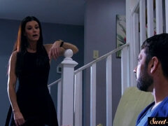 India Summer's stunning stepmom gets pounded doggy-style after a hot lick