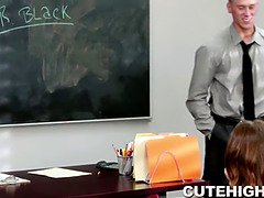 Petite teen with a problem gets spanked & fucked hard in reality