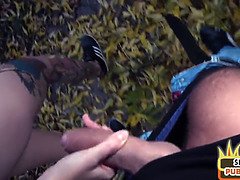 Claudia bitch gets pounded in public by a sex date in HD POV