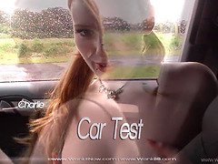 Petite British 18yo JOI driver goes wild in POV driving lesson