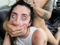18, Kukk suging, Brunette, Par, Dominans, Petite, Ridning, Tenåring