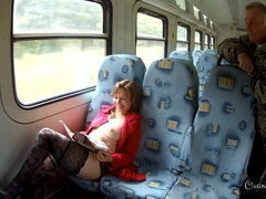 Amateur, Gorda, Despelote, Hd, Masturbación, Desnudo, Público, Tren