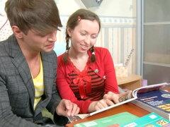 Anal, Soveværelse, Pik sutte, Kæreste, Brunette, Pik, Rottehaler, Teenager
