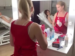 Blondine, Cinema, Fetish, Behåret, Håndjob, Fisse, Røvhåret, Barberet