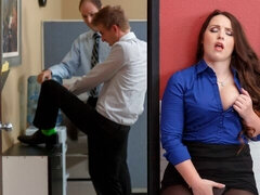 Stor stjärt, Stora tuttar, Avsugning, Doggystyle, Klänning, Slick, Milf, Stockings