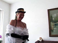 The aunt with big tits always wants to fuck