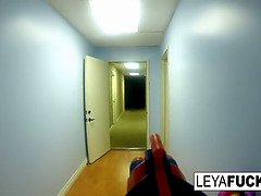 Leya's massive tits get drilled hard while taking a hot gopro BJ