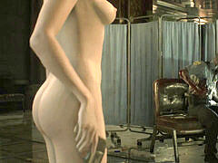 RE2 Remake Claire Redfield bare Mod All sequences