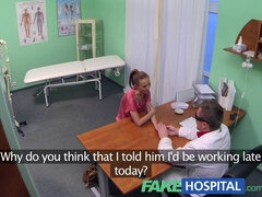 Gina Devine's patient returns for more with her small tits & tight pussy craving a big cock in her hospital room