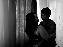 Beautiful BBW mom is seduced in her bedroom by an inexperienced young man