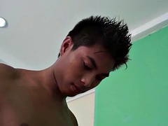 Asian twink barebacked by BF in asshole after outdoor BJ
