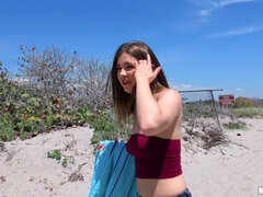 Cul, Plage, Argent, Seins naturels, Réalité, Rasée, Tatouage, Adolescente