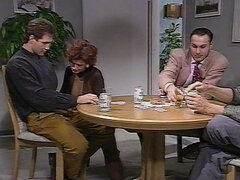 Tekintélyes didik, Szőke, Gesztenyebarna, Ondó fröcskölés, Csoport, Érett feleség, Múltbéli divat, Régebbi évjáratú pornó