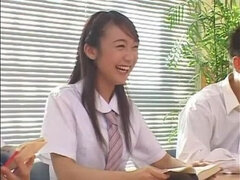Japanese sex video featuring Marin Akizuki, Ryo Akanishi and Megumi Haruka