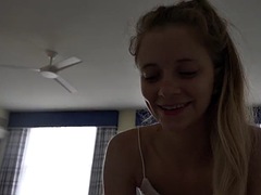 When you cum with Riley Star everything gets messy
