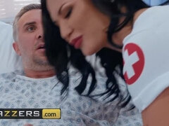 BRAZZERS - Dirty nurse Jasmine Jae can suck the coma out of a cock