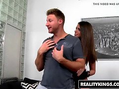 Brooklyn Chase & Levi Cash get their tight holes drilled in a wild reality kings video