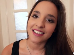 Mamada, Morena, Garganta profunda, Polla, Sexo duro, Dinero, Pov, Coño