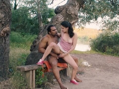 Franco Roccaforte & Francesca Di Caprio are banging in the woods