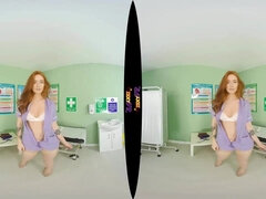 POV VR with redhead Jenny O'Sullivan - Special Solo Treatment - Virtual reality