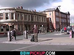 BBW tourist is picked up and fucked