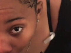 Dude Was Having a Bad Day Things Turned Around Quickly When He Ran Into This Pretty Thick Ebony