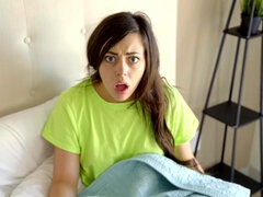 Makuuhuone, Ruskeahiuksinen, Tytär, Takaapäin, Luonnolliset tissit, Pienikokoinen, Pillu, Kolmen kimppa