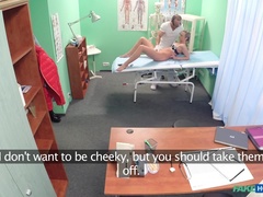 Fake Hospital (FakeHub): Hot blonde loves the doctors muscles and smooth talking charm