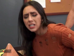 Pompino, Brunetta, Schizzo di sborra, Facciale, Mamma che vorrei scoparmi, Ufficio, Realtà, Moglie