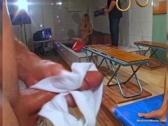 Blond, Pijpbeurt, Brits, Groepseks ejactulatie, Kwartet, Masturbatie, Ouderwets, Tiener