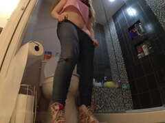 Bagno, Compilation, Fidanzata, Pisciando, Toilette