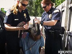 Grosse bite, Noire, Queue, Domination, Police, Polonais, Adolescente, Plan cul à trois