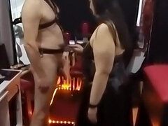 Związanie dyscyplina & dominacja uległość, Brunetka, Cfnm, Fetysz, Obciąganie, Skórzany, Mistress, Niewolnik