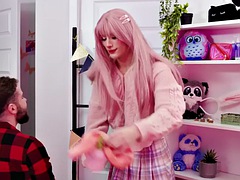 Anal, Travestis, Fétiche, Homosexuelle, Collant, Maigrichonne