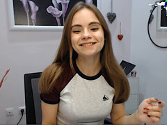 18, Amatorka, Tyłek, Brunetka, Towarzystwo, Domowej roboty, Cycki, Kamerka internetowa