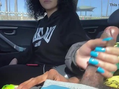 Culo grande, Tetas grandes, Corridas, Polla, Corridas faciales, Latina, Público, Chupando