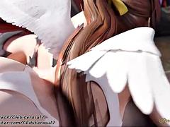Sfm eye contact blowjob - deepthroat compilation