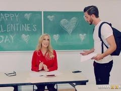 Big Tits at School (Brazzers): Desperate For V-Day Dick