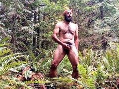 素人, ゲイ, 毛深い, デカチンの, アウトドア, 公共, 一人