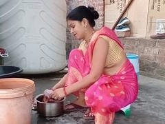 Stepmom doctor Rajlaxmi Aunty gets down and dirty with some Indian sex action