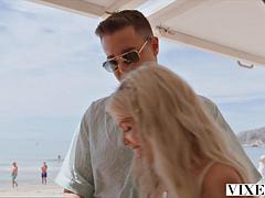 Niemowlę, Plaża, Blondynka, Brunetka, Twarzowy, Grupa, Hd, Cycki
