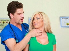 Blond, Kukk suging, Doktor, Bakfra, Runke, Milf, Barbert, Pupper